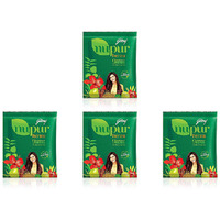 Pack of 4 - Godrej Nupur Henna 9 Herbs - 400 Gm (14 Oz)