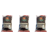 Pack of 3 - Laxmi Whole Kashmiri Red Chilies - 7 Oz (200 Gm)