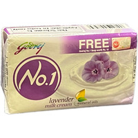 Godrej No1 Lavender & Milk Cream Soap - 95 Gm (3.32 Oz)