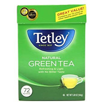 Tetley Green Tea 72 Bags - 5 Oz (144 Gm) [50% Off]