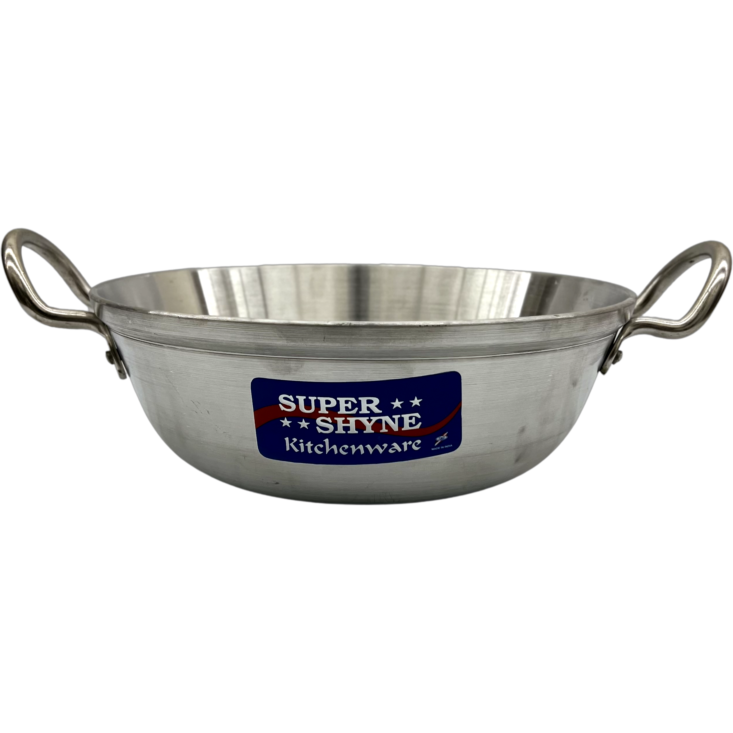 Super Shyne Aluminum Karahi Wok - 11 Inch