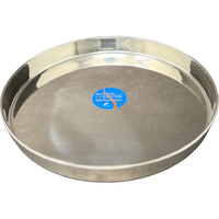 Super Shyne Stainless Steel Thali - 11 Inch