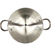 Super Shyne Aluminium Karahi No Lid - 7.5 Inch